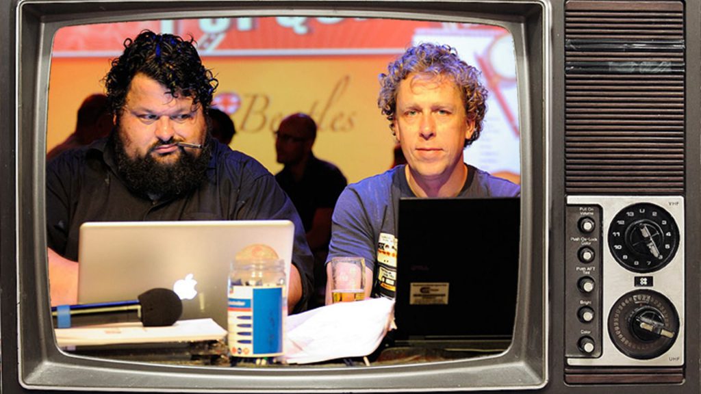 Upbeatles op je scherm online pubquiz